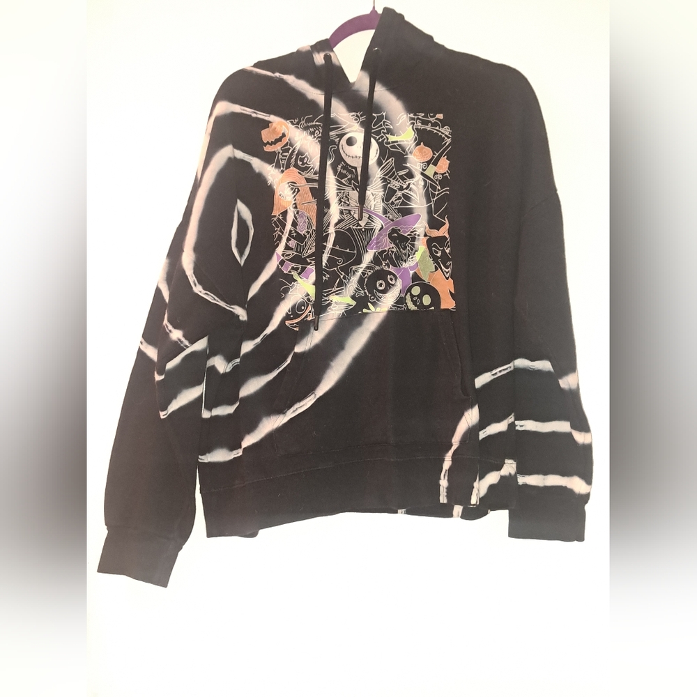 Rare Tye Dye Nightmare Before Christmas Hoodie